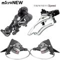 Micro NEW  มือเกียร์/สับจานหน้า/ตัวเปลี่ยนเกียร์หลัง เสือภูเขา ข้างซ้าย x3 ขวา x7/8/9/10/11สปีด. 