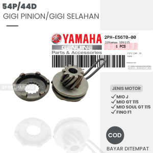 54P/44D GIGI PINION/GIGI SELAHAN MIO J MIO GT 115 MIO SOUL GT FINO F1/ GEAR/SELAHAN/ KICK STARTER