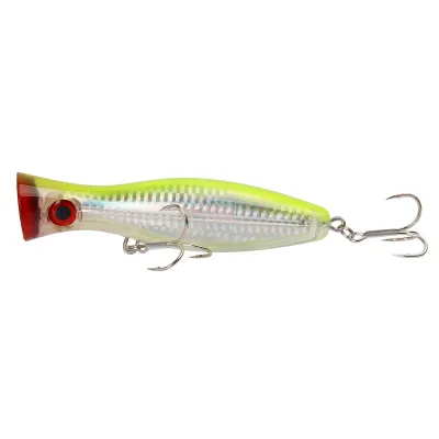 Fishing Popper Lure 12cm 40g Topwater Popper Lure for Saltwater Surface Casting and Freshwater Surface Fishing