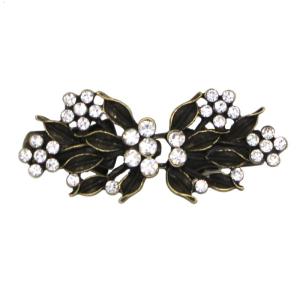 Metal Sweater Clip with Rhinestones Cardigans Connection Buckles Clothing Pins Scarf Decoration for Fashionable Women