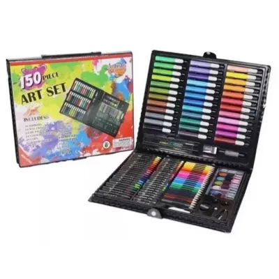 พาเลทชุดระบายสี 150 ชิ้น รายละเอียดสินค้า -ชุดอุปกรณ์เครื่องเขียนสำหรับเด็กเสริมสร้างพัฒนาการการเรียนรู้ความคิดสร้างสรรค์สีหลากหลายรูปแบบเพื่อให้น้องๆสนุก