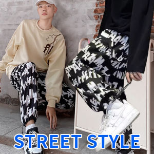 Celana y2k motif/celana panjang pria nc pants/celana skena pria hitam korean style celana snsb celana hip hop style