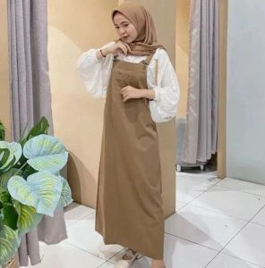 Overal rok jeans // Overall Rok Jumpsuit Jeans Baju Kodok Wanita Terbaru Terlaris