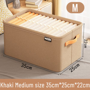 Foldable Clothes Storage Box Organizer Drawer Jeans Pants Organizer Large Closet Desktop Organizer Basket