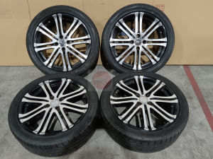 Wrest Rim Size 17x6.5Jx4H100 With Tire 38offset 1SET Used JDM [PREFER WALK IN]