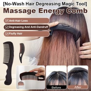 No-Wash Oil Removal Magic Brush To Promote Hair Growth Oil Control Comb Portable Massage Grease Grain Comb