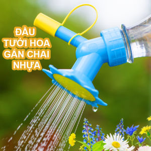 Đầu Vòi Tưới Cây Mini Gắn Chai Nước Tiện Lợi Vòi Hoa Sen tưới cây văn phòng đầu tưới hoa