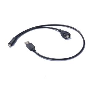 Type C to USB Female and USB Male OTG Data Cable for Connecting Devices Like Game Controllers and Readers
