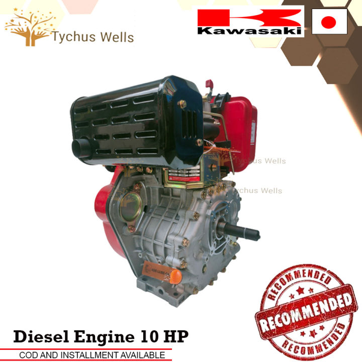 Kawasaki Diesel Engine 10 HP 186F Highspeed Lowspeed Electric And ...