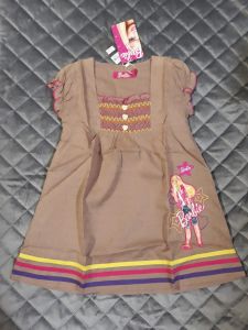 ĐẦM VẢI XÔ BARBIE BÉ GÁI