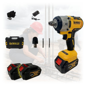 Dewalt 48V Impact Drill & Wrench Set – Heavy Duty Cordless Dual Battery Full Accessories