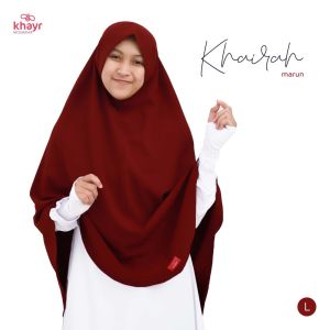 Khayr Moswear Hijab Khairah Bergo Instant Syari - Hemat Harga Grosir
