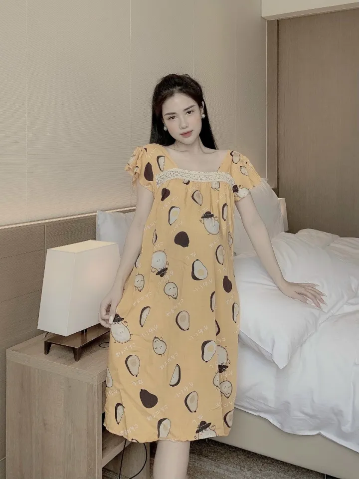 Váy bà bầu hè 2019 mới giả hai màu phù hợp với bà bầu ngắn tay cho con bú  váy dài mùa hè - Áo thai sản shop đầm bầu đẹp |