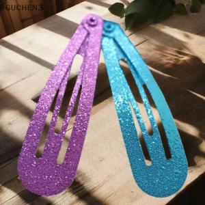 GUCHEN3🦋 6 12 cái Cô Gái Tóc Phụ Kiện Đầy Màu sắc Kẹp Tóc in sơn giọt nước BB clip phim hoạt hình kim loại trẻ em tóc Clip