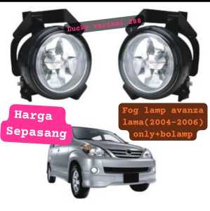 Foglamp Lampu Kabut Lampu Tembak  Avanza Xenia Lama-Old  Mika Kaca belakang besi harga sepasang