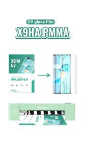 TUOLI X9HA 50Pcs UV HD New Clear Soft Glass Film Sheet Sticker Curing for TPU TL168 Hydrogel Screen Protector Cutting Machine