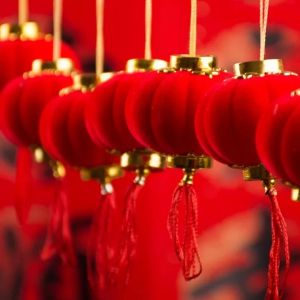 Swan home 30Pcs/ Set Lantern Spring Festival New Year Traditional Chinese Red Small Hanging Lantern Festival/ Wedding/ Party Decorations