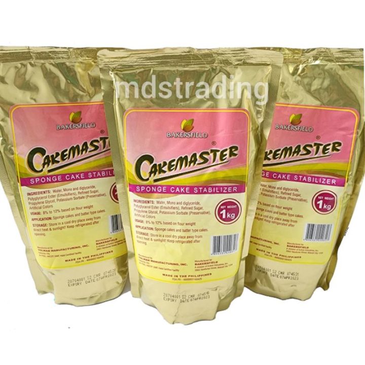 Cakemaster Bakersfield Sponge Cake Improver Stabilizer 1kg + | Lazada PH