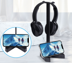 Universal Headphones Stand Anti Slip Base Gaming Stable Headset Stand  For Over-Ear Headsets Detachable Headphone Holder