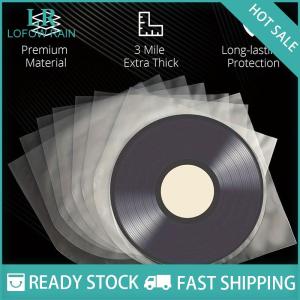 LF Wholesale✨Flash Sale ✨ 50ชิ้น7 10 12นิ้วไวนิลใสป้องกันการบันทึก LP ถุงพลาสติกบันทึกป้องกันไฟฟ้าสถิตย์ด้านในถุงบรรจุภัณฑ์ฝาครอบใส