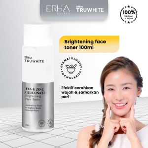 ERHA Truwhite Brightening Pore Toner - Toner Wajah Pencerah + TXA & Zinc Gluconate 100ml