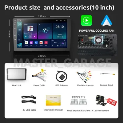 2026 Android Car Player | 8GB+128GB | 7/9/10 Inch CarPlay Android Auto MP5 Multimedia WiFi Octa Core