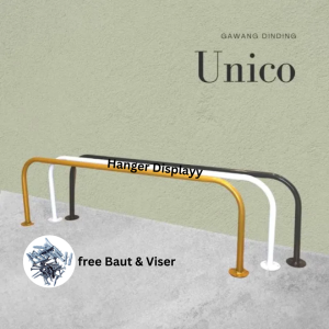 Gawang Baju TEMBOK ukuran 1 METER Warna Gold Gawang baju tempel kedinding 1 meter