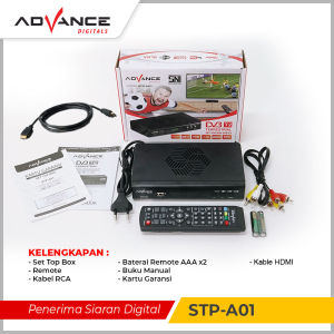 Advance Set Top Box TV Digital Penerima Siaran Digital Receiver Full HD STPA01 Garansi 1 Tahun