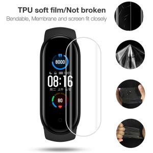 2PCS สำหรับวง Xiaomi Smart Band 10 ปกป้องหน้าจอการระเบิด TPU คลุมทั้งหมด Clear ปกป้องหน้าจอฟิล์มกันรอยสำหรับวง Xiaomi Mi Band 10 9 8 7 MiBand 6 5