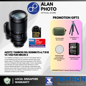 [𝗖𝗡𝗬 𝟮𝟬𝟮𝟲 𝗣𝗥𝗢𝗠𝗢𝗧𝗜𝗢𝗡] [Nikon Z] Tamron 150-500mm F5-6.7 Di III VXD Lens [A057Z] | Tamron Singapore Warranty