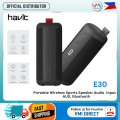 Havit HV E30 Portable Wireless Speaker Waterproof and Shockproof Speaker Portable Speaker Sport Bass Sound True Wireless Stereo Amplified Audio Full Range Bluetooth Speaker use for Travel Small Party Indoor and Outdoor Speaker Portable speaker  VMI Direct. 