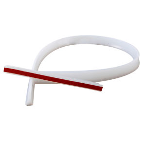 【AKEMI1-2M Silicone Bathroom Water Stopper Blocker Shower Dam Nonslip Dry And Wet Separation Flood Barrier Door Bottom Sealing Strip