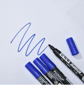 (BIRU / MERAH / HITAM) BMH - PERMANENT MARKER | Spidol Permanent Murah Meriah (TEBAL & ANTI AIR)
