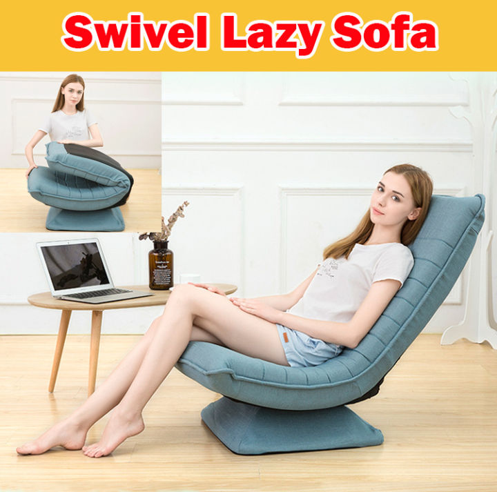 360 Swivel Lazy sofa multi fold lazy chair Lazada Singapore