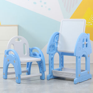 building blocks drawing board kids study table kids table and chairs set study