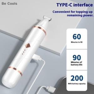 💟【Special price】💟Be Cools 2in1 Portable Dog Paw Trimmer Rechargeable Cordless Nail Grinder Low Noise Professional Pets Hair Trimmer Nail Grooming Tools