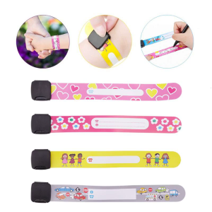 8 Pcs Kids Anti-lost Info Wrist Band Children Reusable Outdoor Safe ID Bracelet Reusable Child Safety ID Bracelets