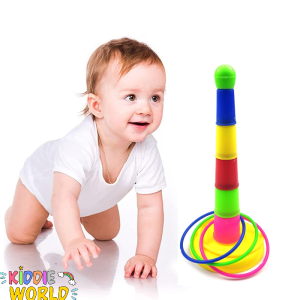 Fun Throwing RING STACK FERRULE Interactive Game for Kids Children Educational Toy Ring