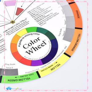 🔥【Flash Sale】🔥 Professional Paper Card Design Color Mixing Wheel Ink Chart Guidance Round