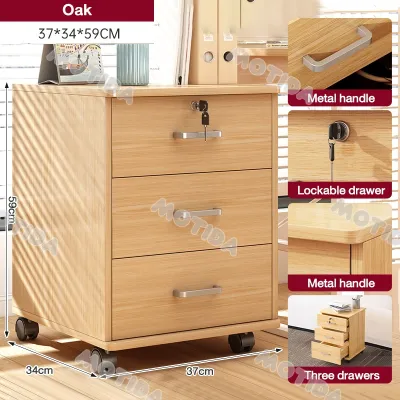 Metal File Cabinet With Lock Office Cabinet With Wheels Lockable Drawer Storage Cabinet Movable Home Filing Cabinet Bedroom Drawer Cabinet Slide