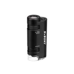 SVBONY SV603 Mini Pocket Microscope 60x-120x LED Lighted Zoom