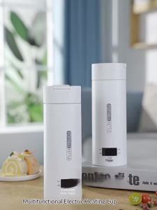 500ML Electric Kettles Portable Tea Coffee Kettle Travel Boil Water Thermal Cup Anti-Scald Water Bottle English Menu2026