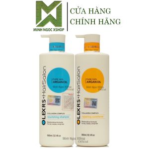 HOÀN TIỀN 15% - Dầu gội xả phục hồi chống rụng kích mọc tóc tóc Olexrs Hair Salon 960ML