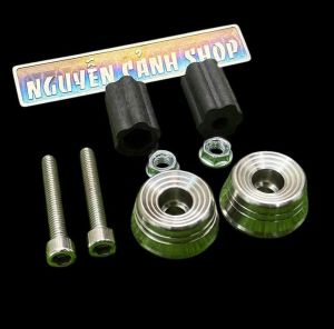 Cặp gù thái inox 304 cho xe máy mẫu xoáy