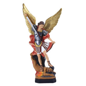 2.5cm Resin Classic St. Michael Angel Figurine Statue Ornament Home Decor Tabletop Decorative Crafts