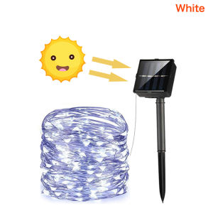 32M/22M/12M/7M Solar Christmas Lights Outdoor Waterproof Fairy lights Garland Festoon Led Lights Wedding NEW Year Party For Home Garden Decoration