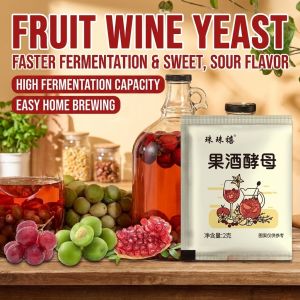 Premium Yeast Starter Wine Yeast Brewing Yeast for Fruit Wine Fermentation Home Brewing Supplies