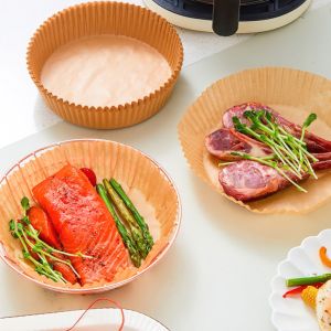 50/100 Tờ Giấy Đặc Biệt Cho Nồi Chiên Không Dầu - Giấy Chống Dầu Và Thấm Dầu Cho Đĩa Nướng -Lumbley