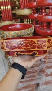 สดใหม่ กี๋น้ำชา ที่วางแก้วน้ำขนาด 6*9 นิ้ว มีแบบหลากหลาย เช่น เพ้นลาย สีขาวทอง สีแดงทอง และสีแดงล้วนขาวล้วน สำหรับวางแก้วน้ำถวายพระหรือใช้งานได้ตามอเนกประสงค์ คุณภาพดี