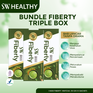 Sarwendah Juice Bundle 3 Box Fiberty Sarwendah Rasa Cokelat / Yoghurt Untuk Melancarkan Pencernaan